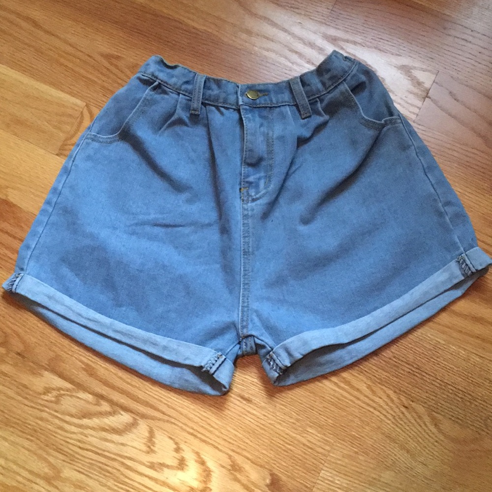 Vintage High-Waist Shorts